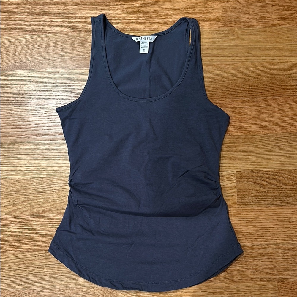 Athleta Blue/Gray Sleeveless Tank Top